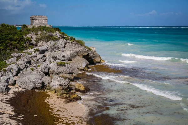 昼間のメキシコの街を旅し 海岸と海水の景色 メキシコ — ストック写真