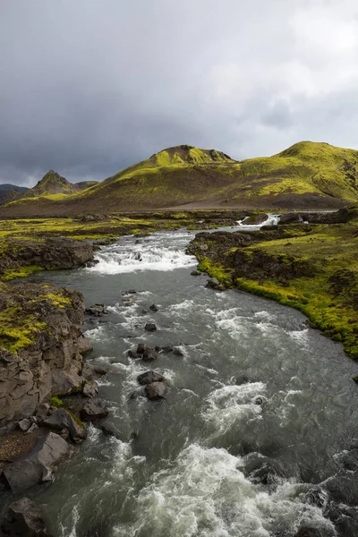 Fiume Nel Parco Nazionale Tosmork Paesi Bassi — Foto Stock