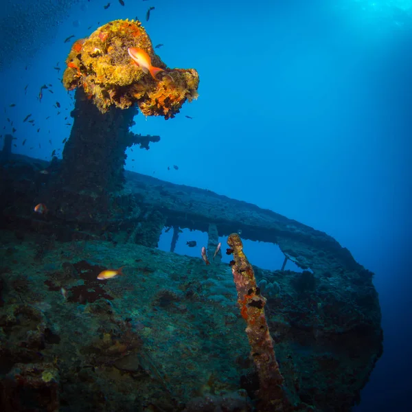 Britse Militair Vervoer Schip Gezonken Tijdens Rode Zee Egypte — Stockfoto