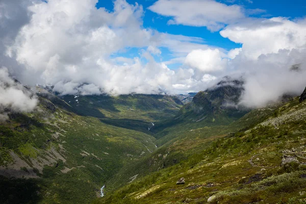 Piękny Krajobraz Parku Norweskiego Narodowego Jotunheimen — Zdjęcie stockowe