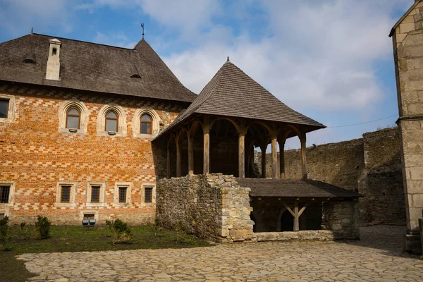 Forteresse Khotyn Sur Les Rives Rivière Dniester Ukraine — Photo