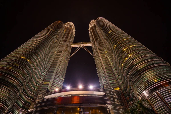 Torres Petronas Gêmeos Kuala Lumpur — Fotografia de Stock