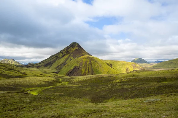 Belo Panorama Montanha Parque Nacional Thorsmork Islândia — Fotografia de Stock