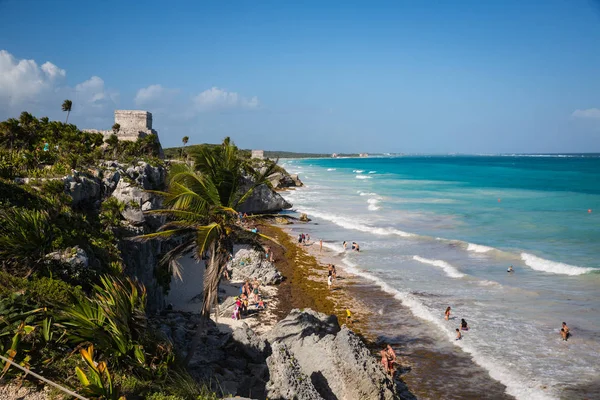 Viajando Por Ciudad México Durante Día Vista Costa Agua Mar — Foto de Stock