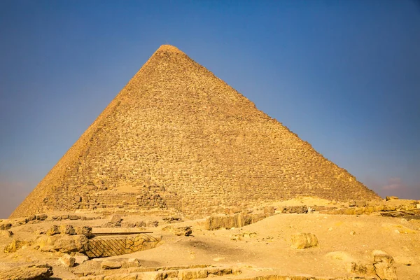 Pyramidy Gízy Egyptě — Stock fotografie