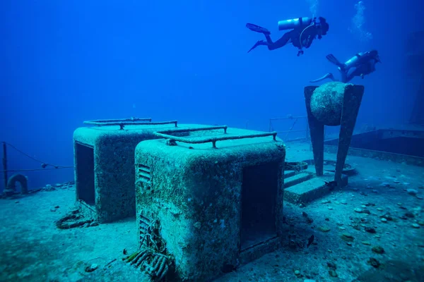 Podwodne Strzał Morze Piętro — Zdjęcie stockowe