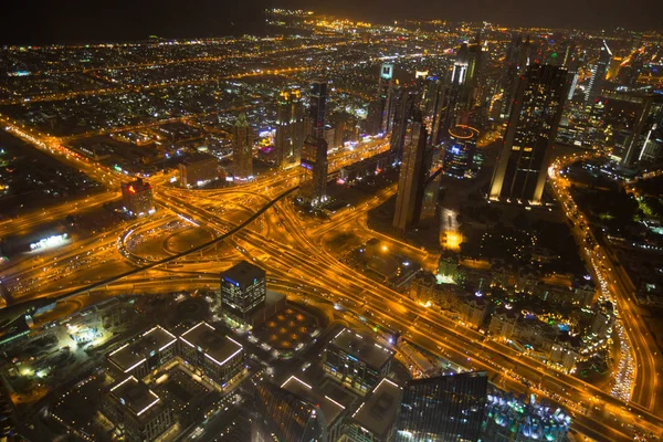 Dubai Verenigde Arabische Emiraten Januari Uitzicht Vanaf Burj Khalifa Januari — Stockfoto