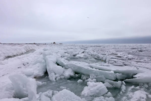 Zimno Antycyklon Wybrzeżu Krymu — Zdjęcie stockowe