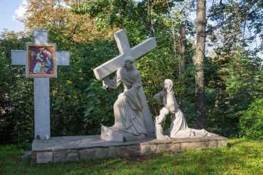 Lviv şehir heykel. Ukrayna.