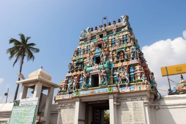 Hindu Tapınağı Kapaleeswarar Koil. Chennai. Tamil Nadu. Hindistan