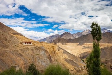 Hint Manastırı Ladakh il Lamayuru. Hint Himalayalar