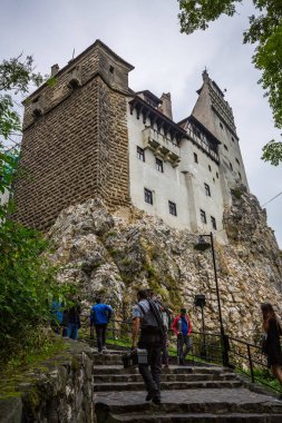 BRAN, ROMANIA-AUGUST 24: Bran castle 24, 2016 in village Bran, Romania. Vlad Cepesh castle.