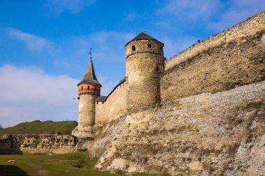 Ukrayna'nın batısında Kamianets-Podilskyi Kalesi