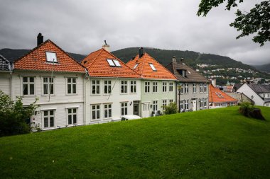 Bergen güzel bir eski sokak