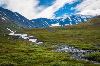 güzel manzara Milli Parkı Jotunheimen, Norveç