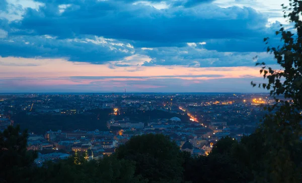 View Roofs Ukrainian City Lviv — Stock Photo, Image