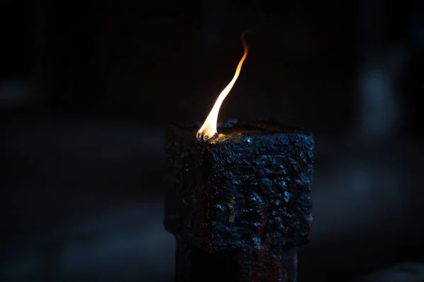 Lampy Naftowe Tybetańskiej Buddyjskiej Świątyni — Zdjęcie stockowe