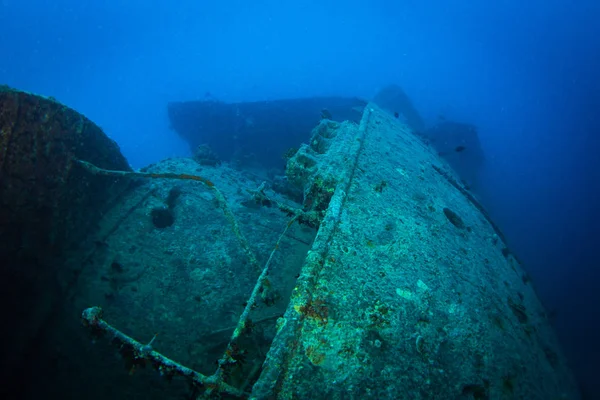 Britisches Militär Transportschiff Zweiten Weltkrieg Versenkt Rotes Meer Ägypten — Stockfoto