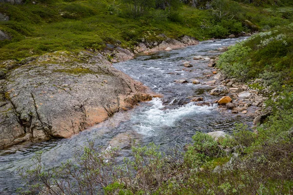Den Majestätiska Floden Norge Jotunheimen Nationalpark — Stockfoto