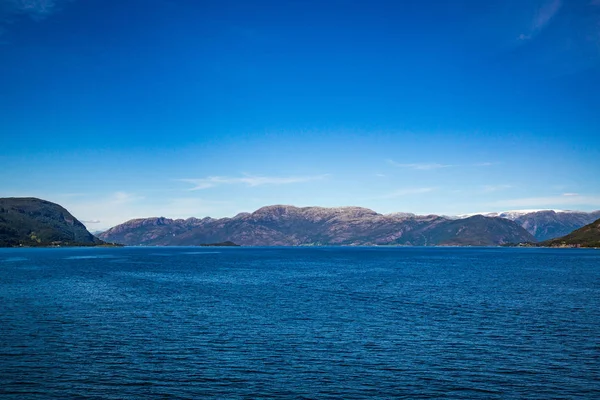 Fjord Van Noorwegen Zomer — Stockfoto