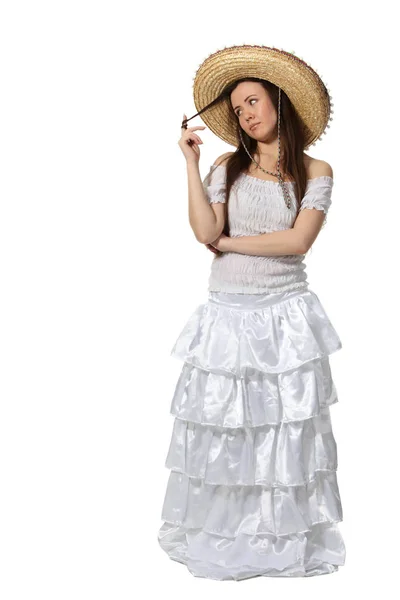 Donna Costume Messicano — Foto Stock