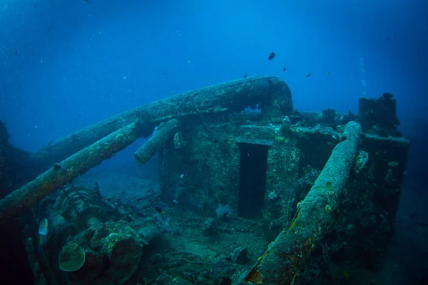 Britse Militair Vervoer Schip Gezonken Tijdens Rode Zee Egypte — Stockfoto