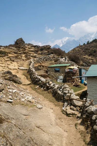 Sendero Camino Campamento Base Del Everest Himalaya — Foto de Stock