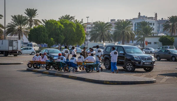 Viajando Pela Capital Dos Emirados Árabes Unidos Abu Dhabi — Fotografia de Stock