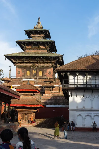 Resa Genom Nepal Sevärdheter Dagtid Över Arkitektur Och Byggnader Sydasien — Stockfoto