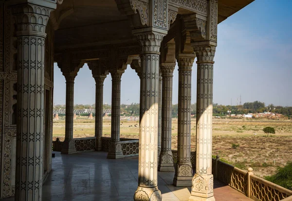 Rode Fort Agra Voorjaar — Stockfoto