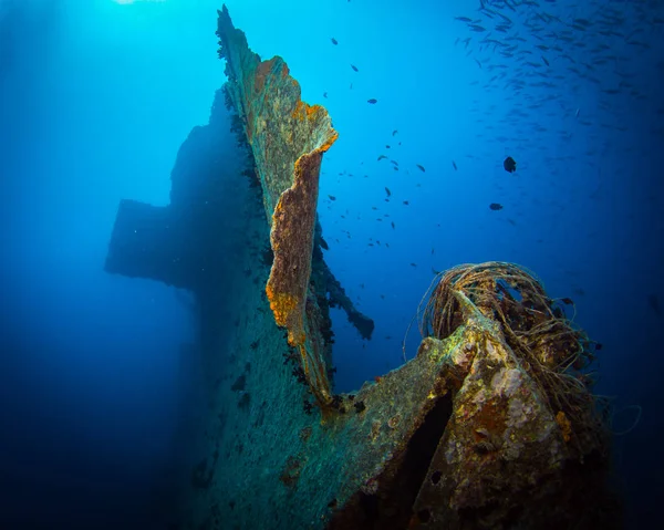 Britse Militair Vervoer Schip Gezonken Tijdens Rode Zee Egypte — Stockfoto