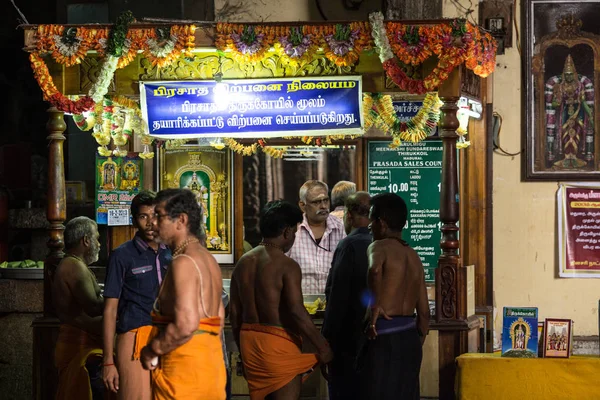 Madurai Indien Februari Bön Indiska Tempel Den Februari 2013 Madurai — Stockfoto