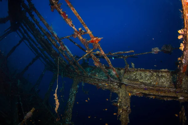 Glassboat Vrak Útesu Rudém Moři Poblíž Sharm Sheikh Egypt — Stock fotografie