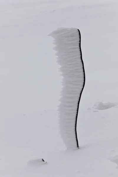 Vista Panorâmica Belas Terras Altas Nevadas Crimeia — Fotografia de Stock