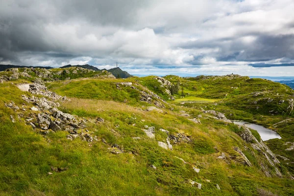 Paisaje Cima Ulriken —  Fotos de Stock