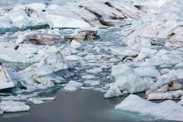 Iceberg Nella Laguna Dei Ghiacciai Islanda — Foto Stock