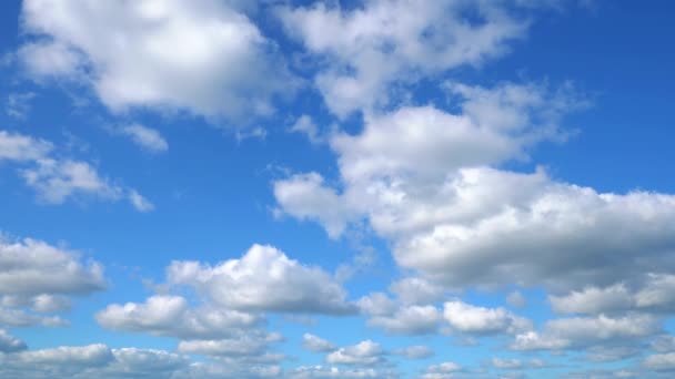 Der Klare Himmel Mit Einer Wolke — Stockvideo