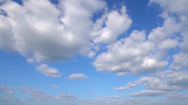 Jasná Obloha Oblak — Stock video