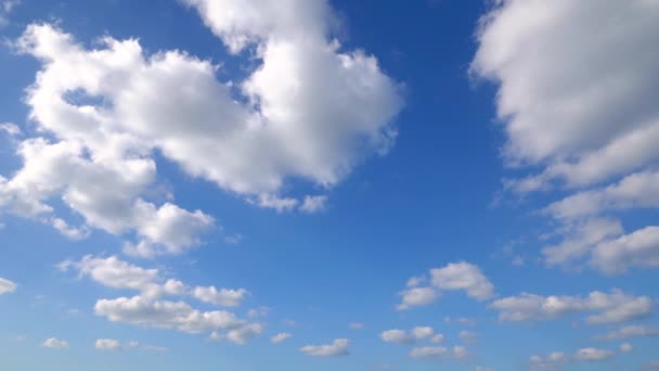 Cielo Despejado Con Una Nube — Vídeos de Stock