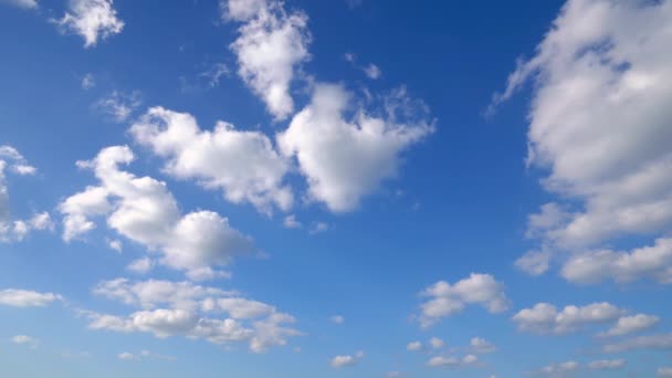 Cielo Despejado Con Una Nube — Vídeos de Stock