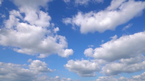 Der Klare Himmel Mit Einer Wolke — Stockvideo