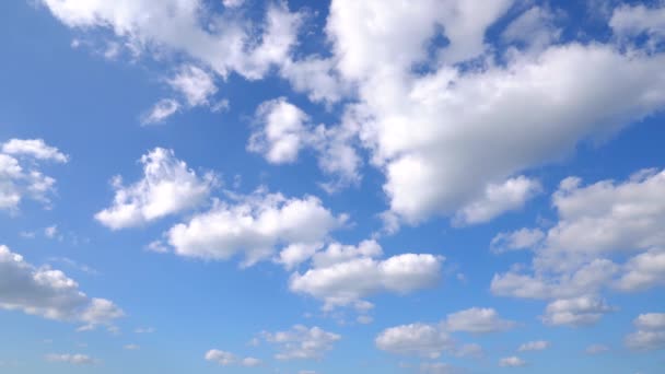 Jasná Obloha Oblak — Stock video