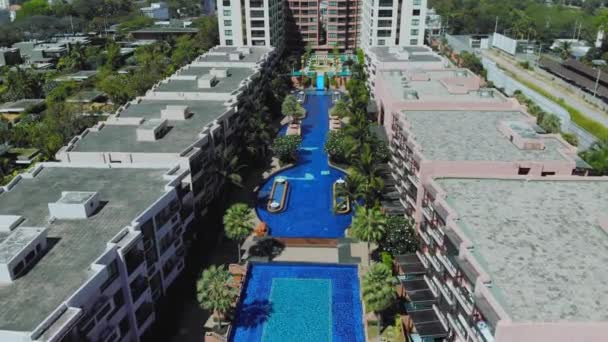 Hua Hin, Tailândia - 10 de março de 2019: MARRAKESH HUA HIN APARTMENT, hotel à beira-mar — Vídeo de Stock