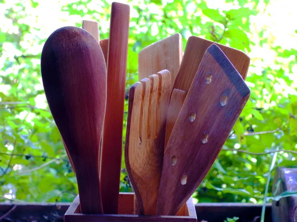 Ahşap mutfak aletleri