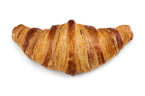 Freshly Baked Croissant Isolated White Background — Stock Photo, Image
