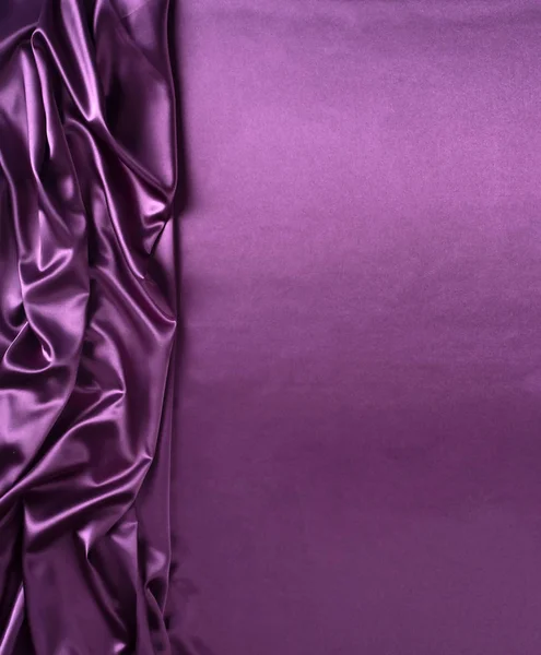 Liso elegante seda roxa ou textura de cetim — Fotografia de Stock