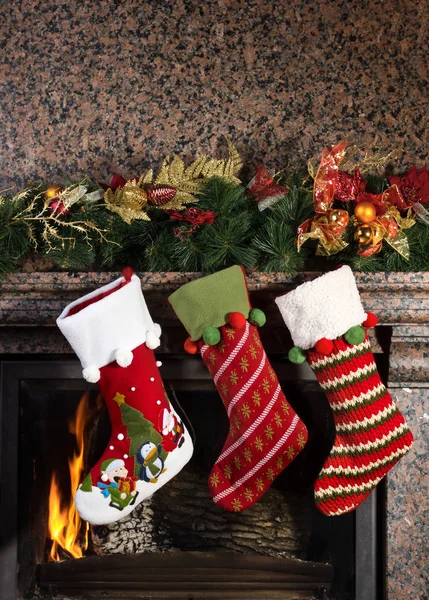 Medias de Navidad — Foto de Stock