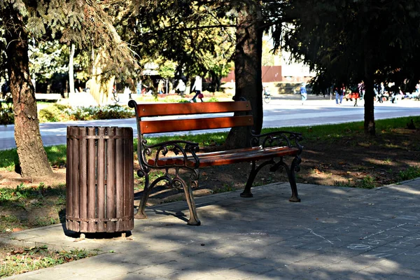 Parque Cidade Para Recreação Residentes Cidade Brovary Lugar Mais Visitado — Fotografia de Stock