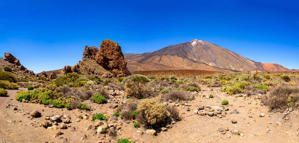 İspanya'da Tenerife isal teide yanardağPanoramik görünümü