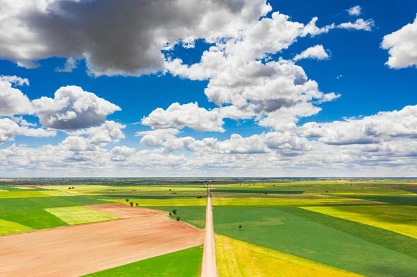 Zemědělská oblast ve španělské vesnici. — Stock fotografie